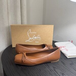 Christian Louboutin Mamadrague Ballet Flat Cuoio Brown 37